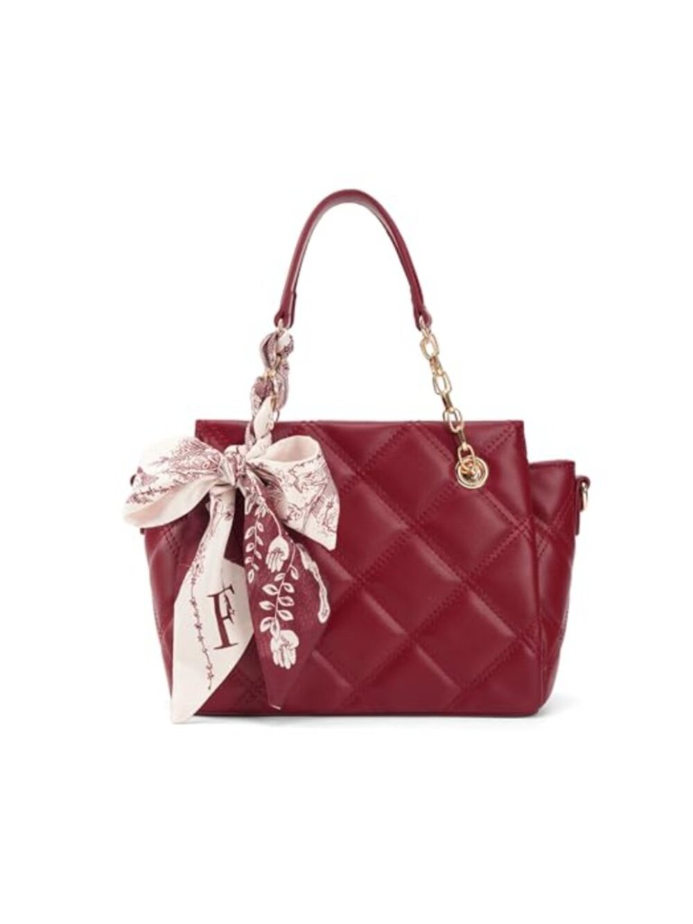 Tote Bag Zipper Shoulder Bag Faux Leather Purse Satchel for Women Casual Work